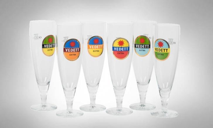 Vedett Bierglas Op Voet Extra 33 cl